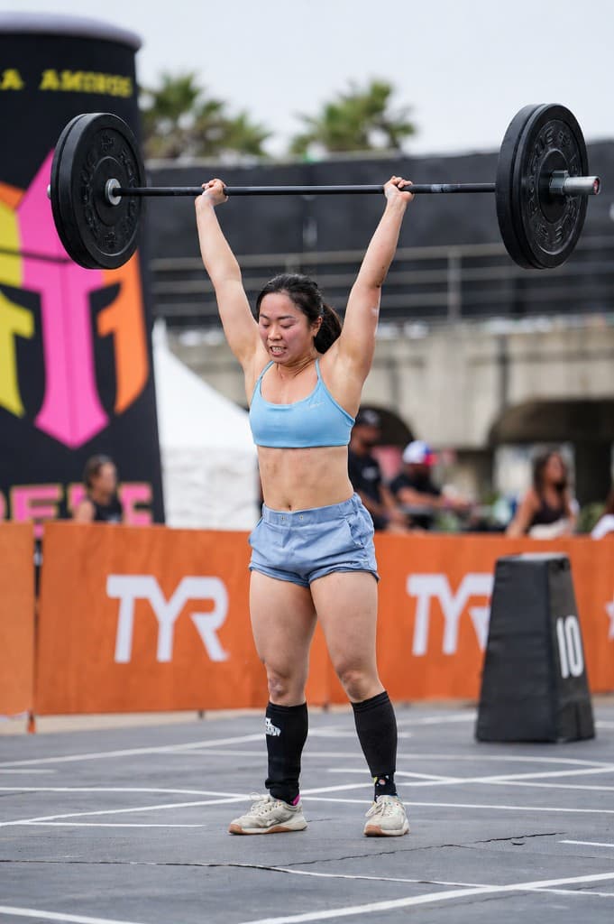 Maddie Wang competing at Wodapalooza