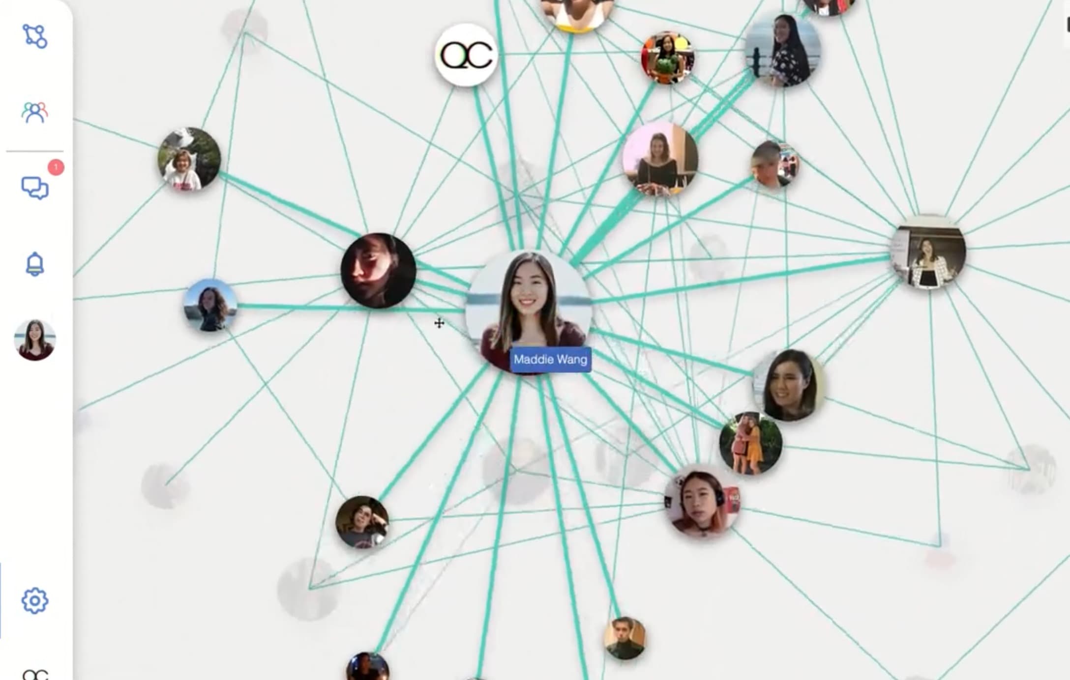 QueerChart - the queer network I built at Stanford